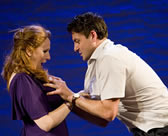 Catherine Tate and Dominic Rowan in Under the Blue Sky. Photo credit: Johan Persson.